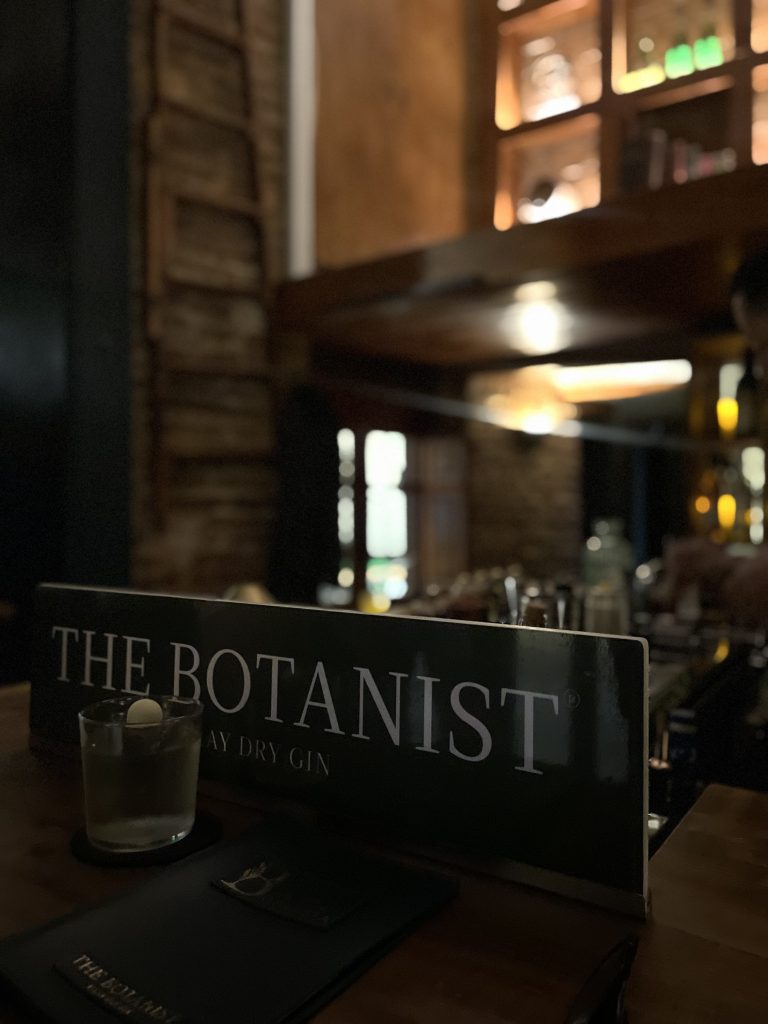 Bespoke cocktail at Botanista Bar