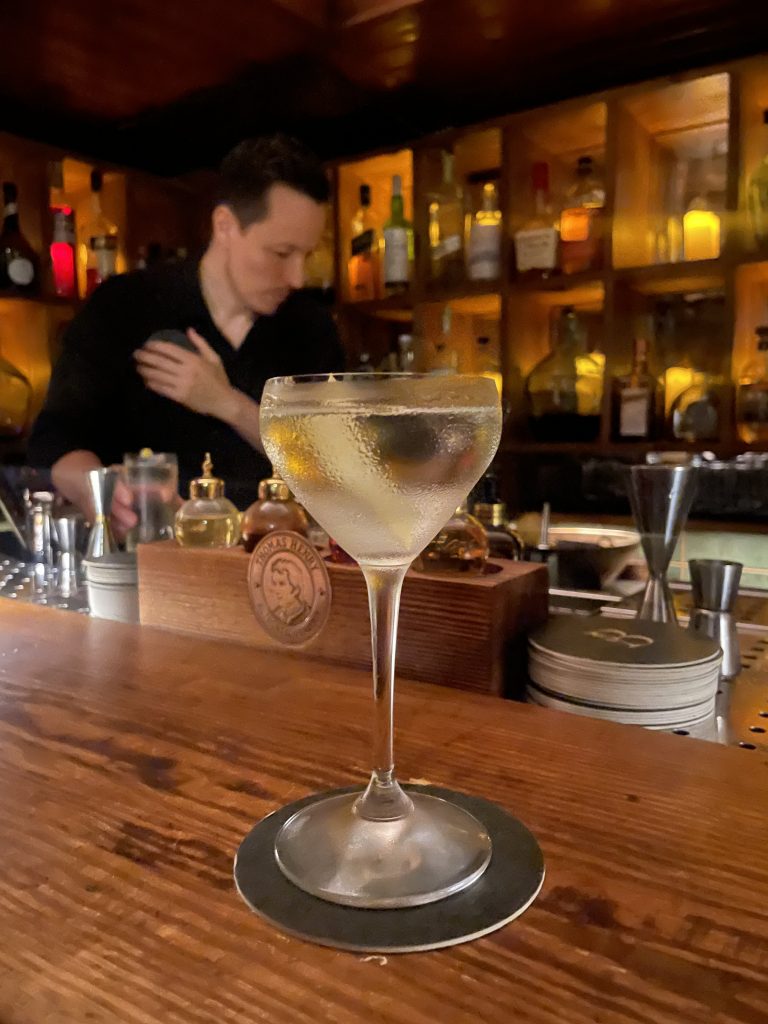 Classic Gin Martini at Botanista Bar