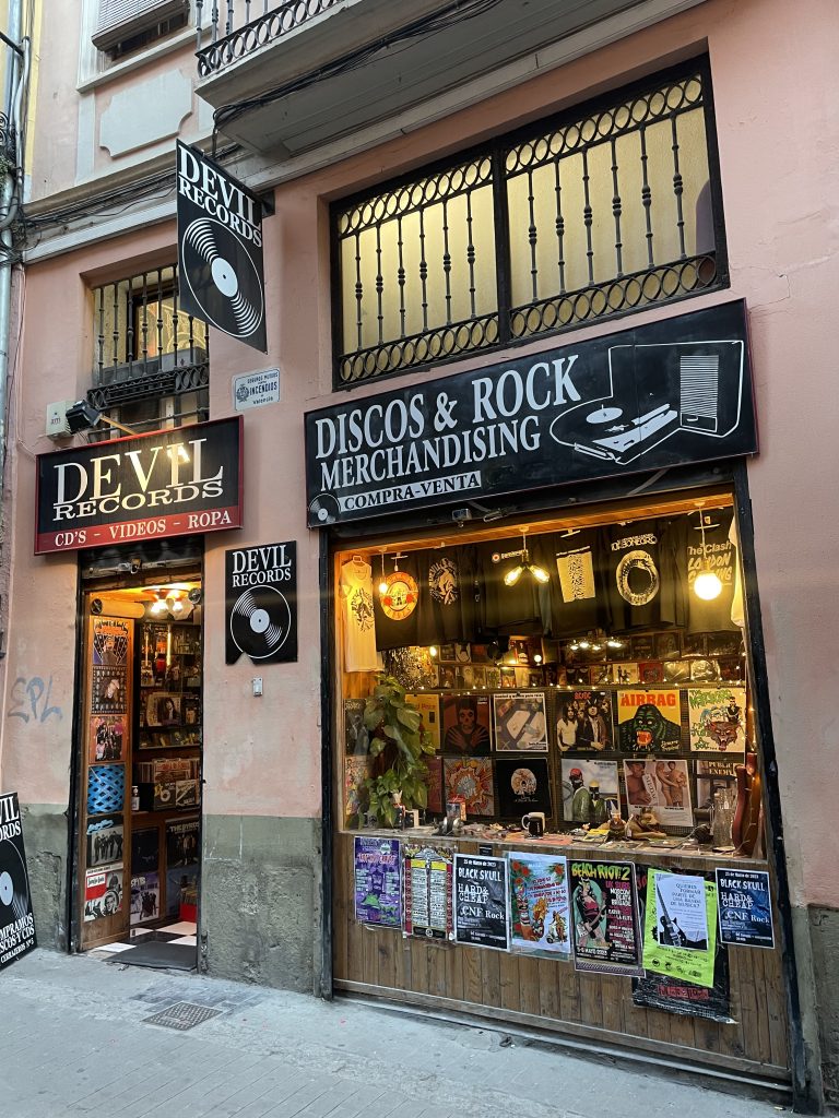 Outside Devil Records In Valencia