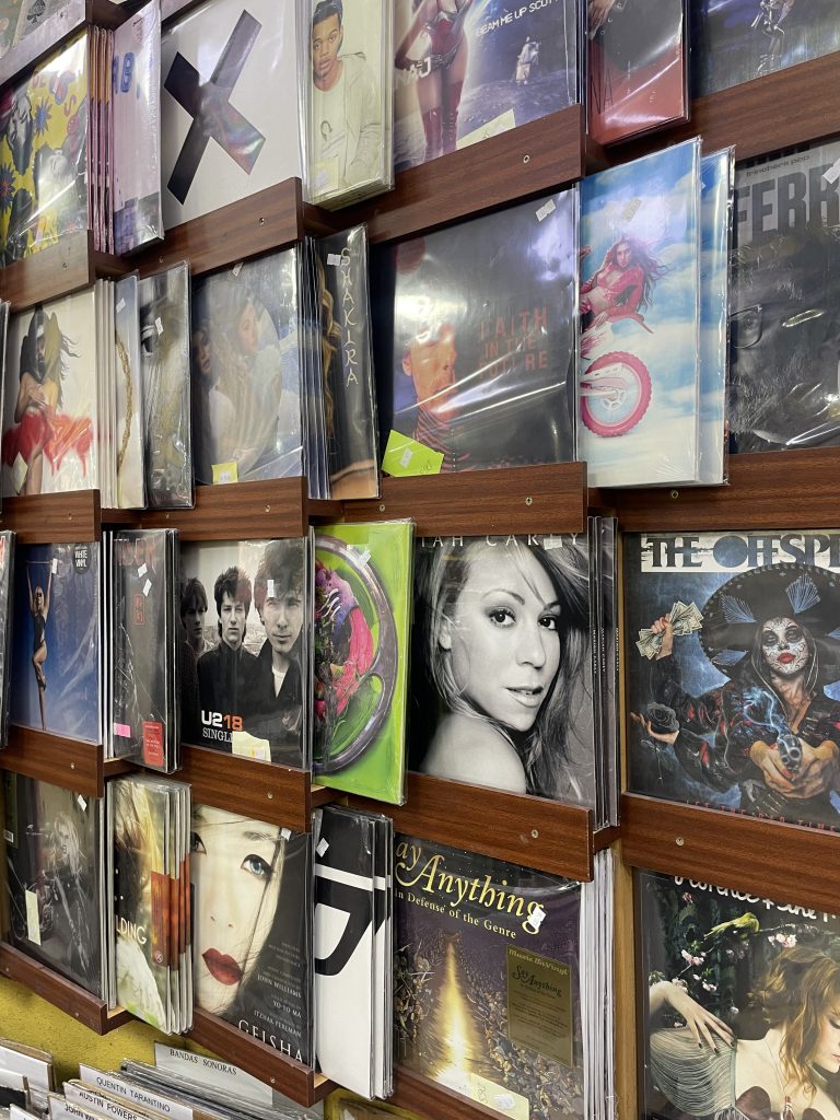 Vinyl collection at Digital Records