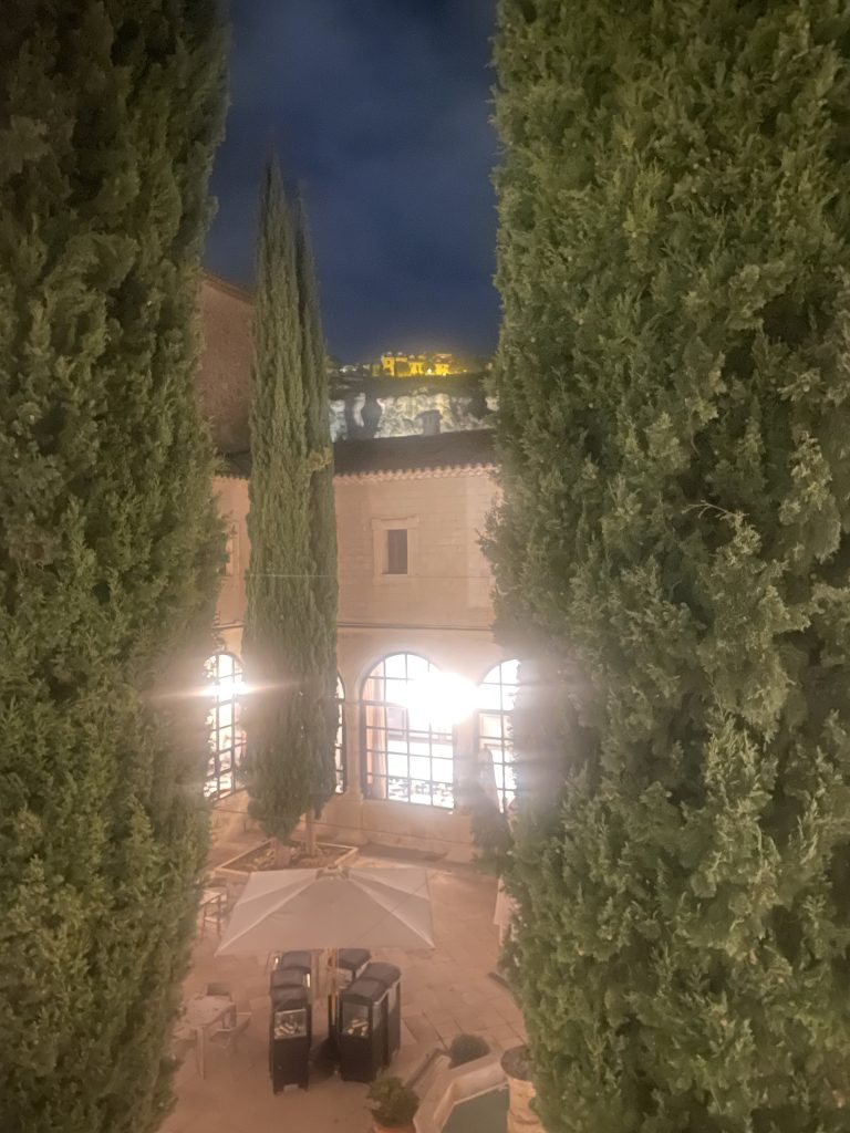 Courtyard view at Parador de Cuenca
