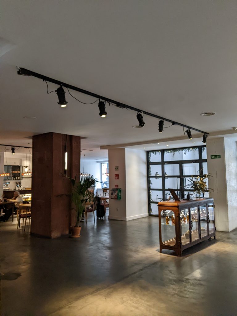 Hotel lobby - a part f our 7 Islas Hotel Madrid review