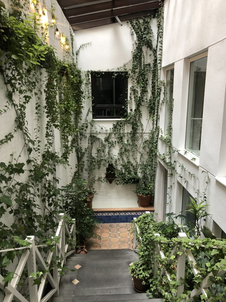 Stairs at 7 Islas Hotel Madrid