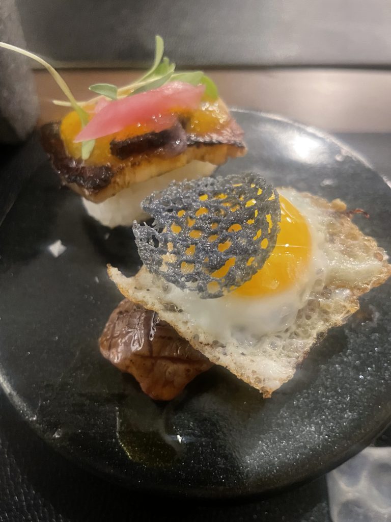 Nigiris - a standout in our MANAW Restaurant Valencia review