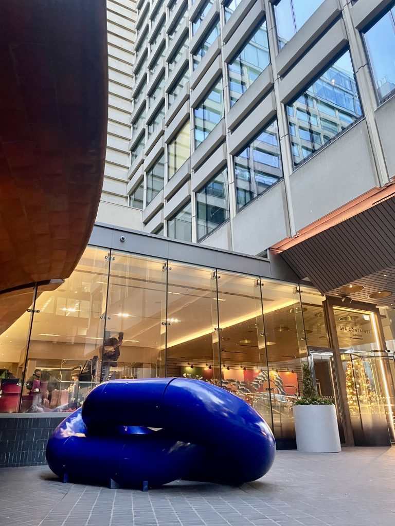 outside Sea Containers London - stylish and one of the best hotels on the South Bank